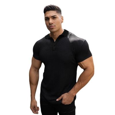 China Breathable Fashion Daily Wear Customized Logo Breathable Mens Custom Polo T-Shirt for sale