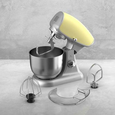 China Yellow Bowl-Lift Design Bowen 5 Liter Chopper Dough Mixer Machine for sale