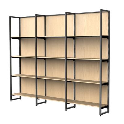 China Single Sided Supermarket Shelves For Sale Single Sided Shelf Grocery Display Racks for sale