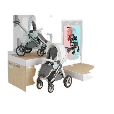 China Supermarket display toy car rack mother and baby shop stroller rack single-sided display racks for sale