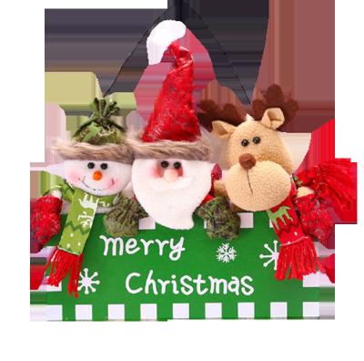 China High Quality Wooden Decoration Door Hanging Christmas Ornaments for sale