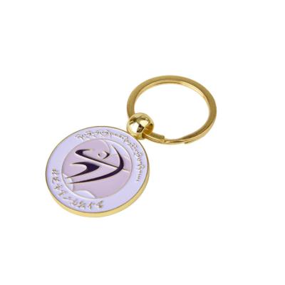 China OEM Low Price Guaranteed Quality Topped Color Custom Logo Metal Keychain for sale