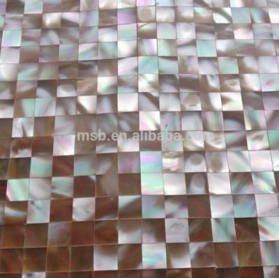 China China Square Bathroom Tile Backsplash Trochus Mother Of Pearl Shell Mosaic for sale