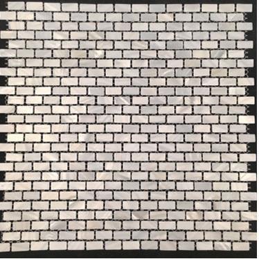 China Wholesale Modern Pure White Freshwater Pearl Shell Mosaic Tile for Home Decor, Wall for sale