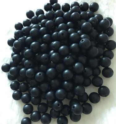 China Iridescence/Iridescent Whetstone Finished Round Black Onyx Beads, Black Onyx Gem Stones Price for sale