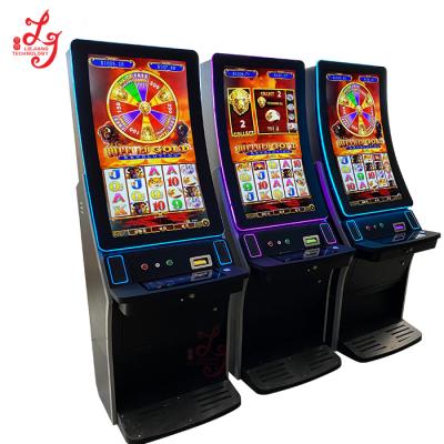 China Buffalo Steel 43 Inch Vertical Curved Touch Ideck Gold Buttons Video Slot Casino Gambling Games Machines For Sale for sale