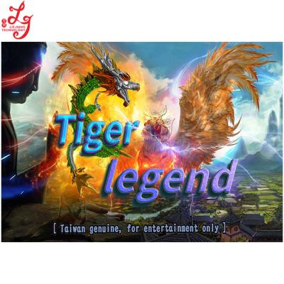 China Tiger Legend Arcade Skilled Fishing Game Machine Fishing Hunter Gambling Shooting Fish Game Board For Sale 55/65/85 Inch L-G Display for sale