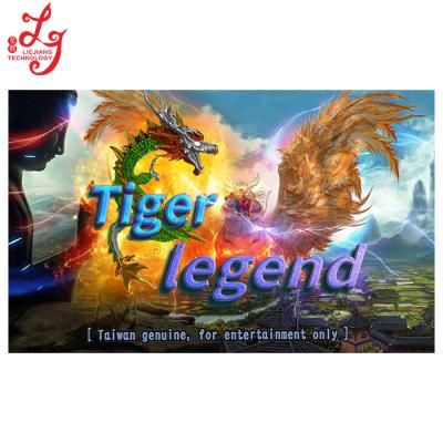 China Tiger Legend Arcade Skilled Fishing Game Machine Fishing Hunter Gambling Shooting Fish Game For Sale 55/65/85 Inch L-G Display for sale