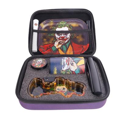 China China Hot Selling Shisha Hookah Accessories Kit Resin Ashtray Custom Logo Smoking Pattern Rolling Tray Kit for sale