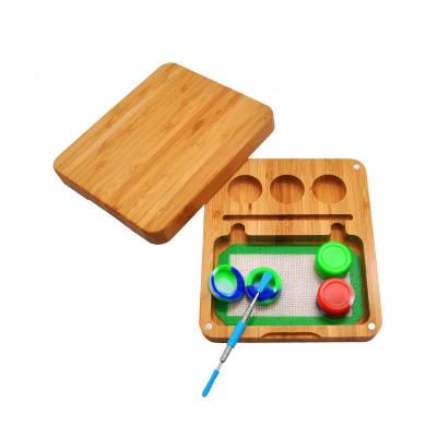 China China Shisha Hookah Pure Handmade Bamboo Smoking Rolling Set Universal Tray Cigarette Maker Rolling Smoking Accessories for sale