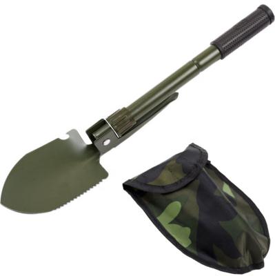 China Military shovel camping survival shovel carbon steel folding shovel emergency camping shovel army shovel for sale