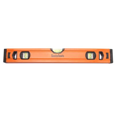 China Aluminum+ABS+TPR 400mm Different 180 Nonmagnetic Box Torpedo Level Bubbles 90 Torpedo Level Shock Resistant for sale