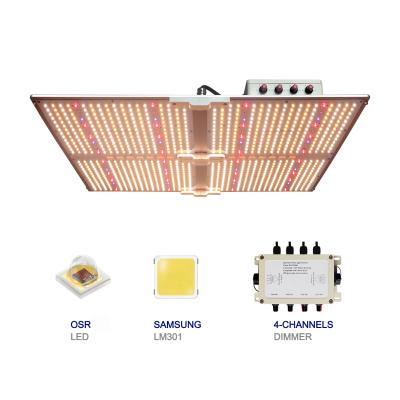 China Dimming Button 430W 240W Led Grow Light 3500k 3000k 4000k Strategist Led IR UV Grow Lamp Panel for sale