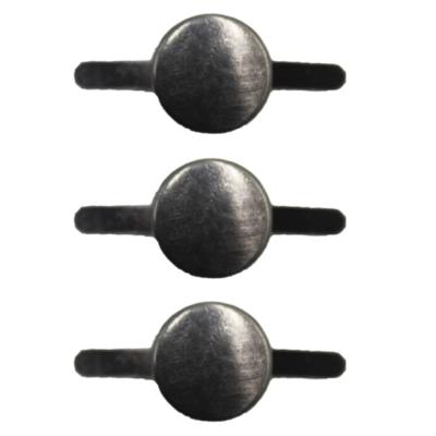 China Sling Needle Accessories Round Shape Metal Pin Material Fitting Shoes Side Buckle Decoration for sale