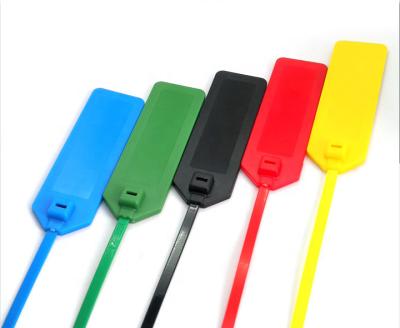 China Colorful Nylon/PP/ABS RFID cable tag zip tie/UHF tag/waterproof RFID seal tie tag for sale