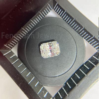 China Game or fire shape moissanite diamonds 1ct D fancy white color heater cut moissanite gra excellent moissanite cut for sale