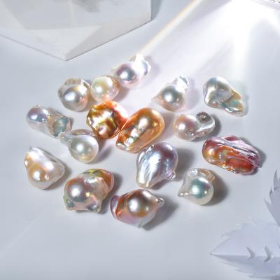 China Large size pearl jewelry Feng Zuan pearl clean surface baroque freshwater pearl natural freshwater special pearl for sale