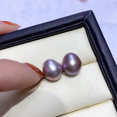 China Jewelry Earring Wholesale Price Freshwater Pearl High Luster 3A Drop Pearl With Half Hole Pearl For Jewelry Earring 6-6.6mm for sale