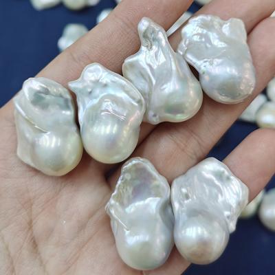 China Jewelry Making High Quality Freshwater White Color Beads Big Size Loose Natural Baroque Pearl For Jewelry Making for sale