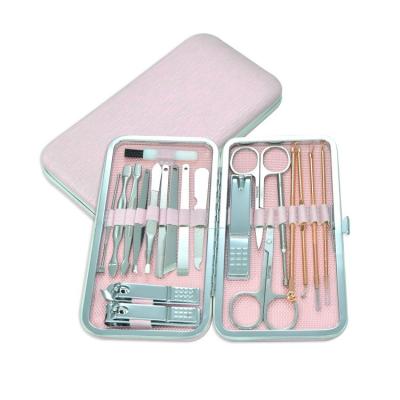 China Daily Nail Care Tools Amazon Hot Sale Manicure Nails Pedicure Set Pro Men's Nail Grooming Clipping Travel Tools Case for sale