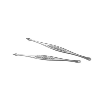 China Durable Double-finished Multifunctional Stainless Steel Cuticle Pusher Remover Nail Art Tools for sale