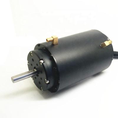 China RT68113 Ip57 30000rpm 12N/4P 7.5kw Totally Enclosed High Speed ​​Water Cooling DC Electric Brushless Motor for sale