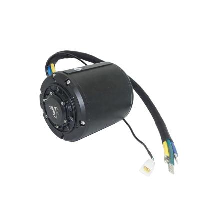 China 6500rpm 72n.m 72v 100kph Dc Ip54 Mid Drive 4kw Waterproof Water Cooled Brushless Motor for sale