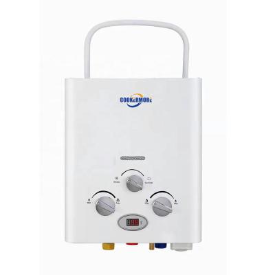 China Outdoor Small Size 6L Gas Tankless Instant Water Heater For Camping Use for sale