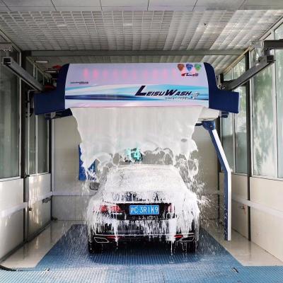 China Wash vehicle in bay Leisuwash Leibao 360 PLC control no touchless machine/car wash/full automatic vehicle for sale