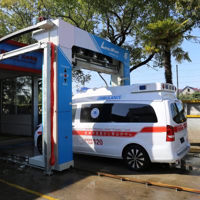 China Highest product quality factory price automatic car wash machine EG best seal LEISUWASH car wash machine touchless with disinfection for sale