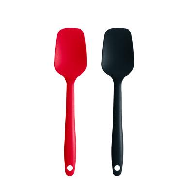 China Sustainable Kitchen Tools Large BPA Non-Stick Heat Resistant Silicone Scraper Free Spatula For Baking Pastry for sale