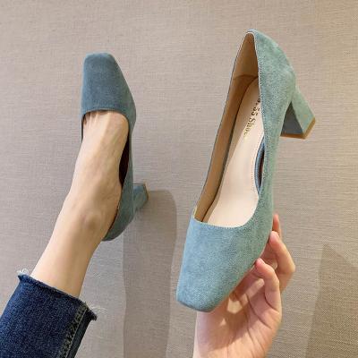 China Good Quality Anti-Slippery Fashion Women Cheap High Heel Pumps Shoes Heels Pump Shoes For Women for sale