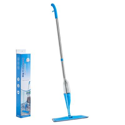 China Dropshipping Lazy Wet Dry Dual Use Tile Jet Mop Water Compression Stocked Hands Free Mop Water Jet Mop Mop for sale