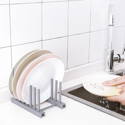 China MJ Dish Rack Lid Rack Kitchen Supplies Storage Rack Viable Plastic Drain Rack for sale