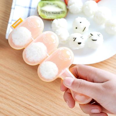 China 1pc Creativity Rice Ball Molds Sushi Maker Diy Onigiri Rice Mold Kitchen Viable Sushi Making Tools Bento Accessories for sale