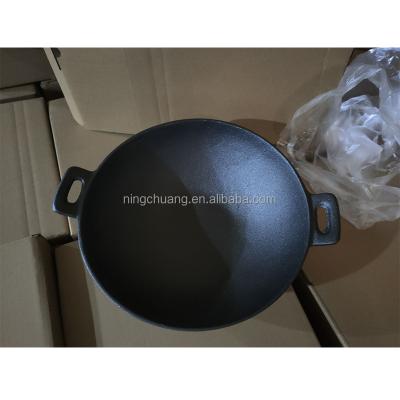 China Sustainable Cast Iron Wok Chinese Iron Wok for sale