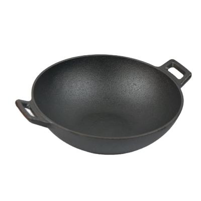 China Iron Casting Mini Wok Stocked Small Size Wok for sale