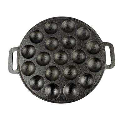 China Sustainable Amazon Selling Bakeware Melting Poffertjes Hot Pan With 19 Holes for sale