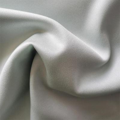 China 2021 Anti Static New In Stock Acetate Polyester Fabric 72%Acetate 28%Polyester Real Acetate Crepe Fabric For Women Dressing Fabric for sale