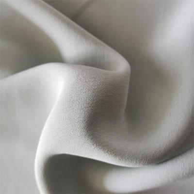 China 2021 New Anti-Static In Stock Acetate Viscous Fabric 52%Acetate 48%viscose Real Acetate Crepe Fabric For Women Dressing Fabric for sale