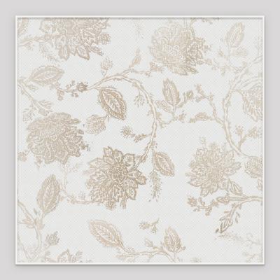 China Jacquard Flora Pattern Luxury in Window Rustic Textured Jacquard Grommet Style Curtain Top Panel for Bedroom for sale