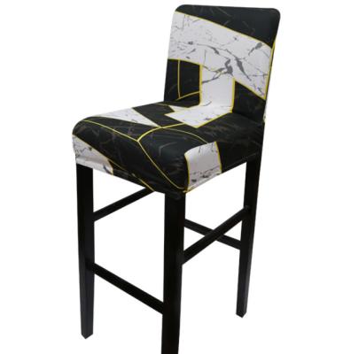 China (Size) Solid Color Adjustable Elastic Chair Cover, Dining Chair Cover and Stool Cover for sale