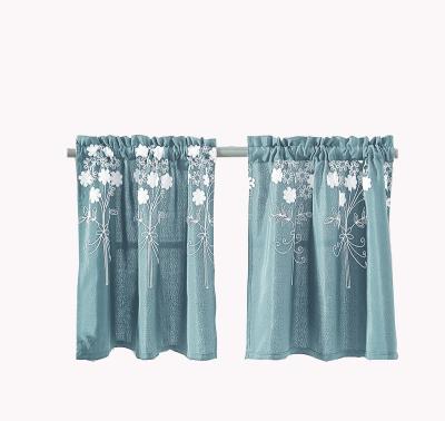 China Blackout New Design Style Blackout Shorts Curtains Pastoral Cortinas Drapes For Living Room Cafe Curtain Luxury Blackout Window for sale