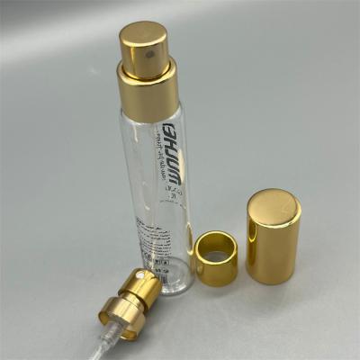 China Luxurious Golden Perfume Bottle Sprayer - Elegant Dispenser for Fragrances for sale