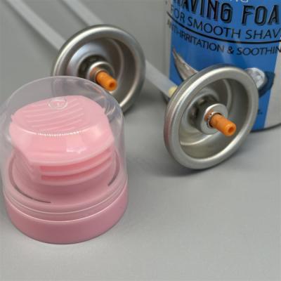 China Compact Shaving Foam Valve for Travelers with Portable Design for sale