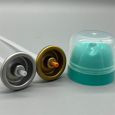China Reinforced Deodorant Body Spray Valve for Travel-Sized Aerosols with Secure Fit and Eco-Friendly Design for sale