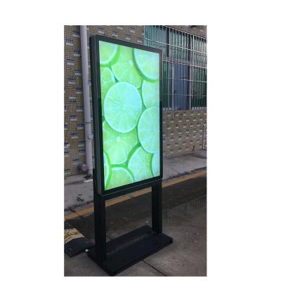 China IP66 Outdoor Ultra Thin Aluminum Digital Signage Outdoor Led Billboard Digit Signag And Display Iphone Shape for sale