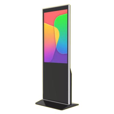 China Digital Signage Indoor Floor-standing Vertical Interactive LCD TV Touch Screen Advertising Display for sale