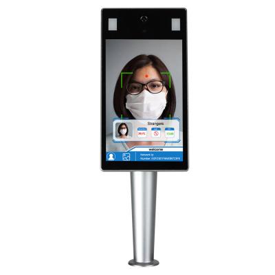 China Temperature Measurement China Face Recognition Temperature Camera Scanner Access Control Display for sale