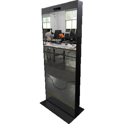 China Factory direct supply indoor outdoor standing wedding fitness 55 inch magic mirror photo booth for sale